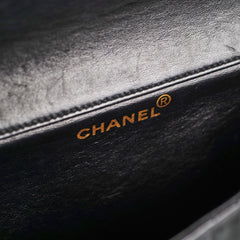Chanel Double Sided Flap Bag Black