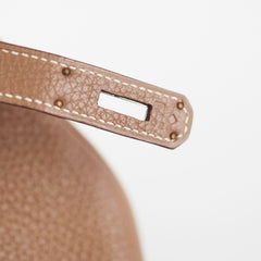 Hermes Etoupe Birkin 35 Togo - R Square Stamp 2014
