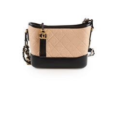 Chanel Small Gabrielle Bicolour Beige/Black
