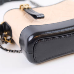 Chanel Small Gabrielle Bicolour Beige/Black