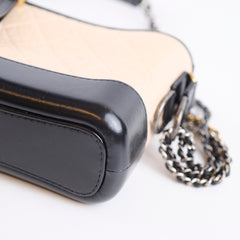Chanel Small Gabrielle Bicolour Beige/Black