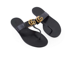Gucci Marmont Sandals Black Size 39