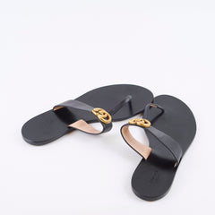 Gucci Marmont Sandals Black Size 39