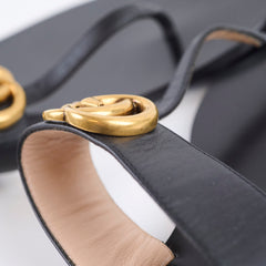 Gucci Marmont Sandals Black Size 39
