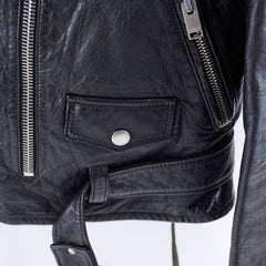 Saint Laurent L17 Leather Jacket Black - Size 40