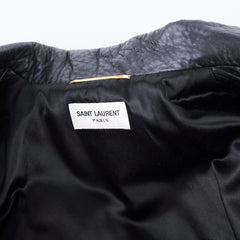 Saint Laurent L17 Leather Jacket Black - Size 40