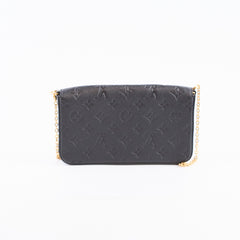 Louis Vuitton Pochette Felicie Black Empreinte Monogram
