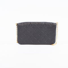 Louis Vuitton Pochette Felicie Black Empreinte Monogram