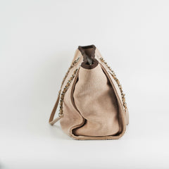Chanel Deauville Tote Brown