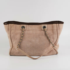Chanel Deauville Tote Brown