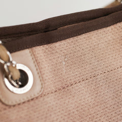 Chanel Deauville Tote Brown