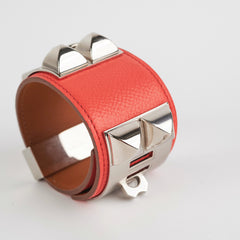 Hermes Collier De Chien Bracelet Red