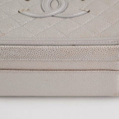 Chanel Filigree Silver Caviar Medium Vanity