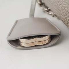 Chanel Filigree Silver Caviar Medium Vanity