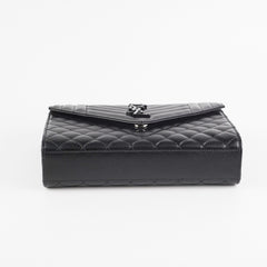 Saint Laurent Medium Envelope Bag Black