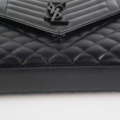 Saint Laurent Medium Envelope Bag Black