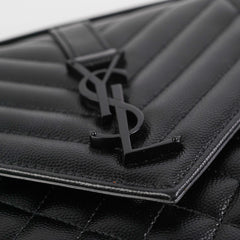 Saint Laurent Medium Envelope Bag Black