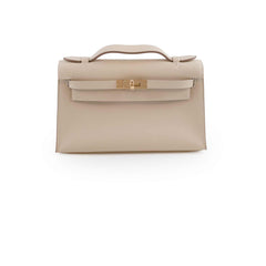 Hermès Kelly Pochette Special Order Beton K Stamp