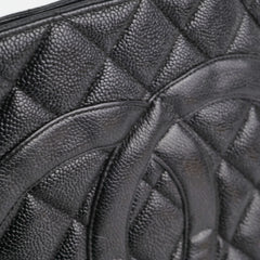 Chanel Madelion Black Caviar Tote