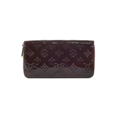 Louis Vuitton Amarante Monogram Vernis Zippy Wallet