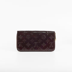 Louis Vuitton Amarante Monogram Vernis Zippy Wallet