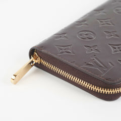 Louis Vuitton Amarante Monogram Vernis Zippy Wallet