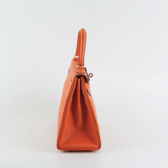 Hermes Kelly 28 Evercolor Feu X Stamp (2016)