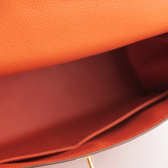 Hermes Kelly 28 Evercolor Feu X Stamp (2016)