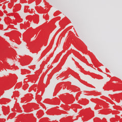 Louis Vuitton One Piece Swim Suit Red/White 38