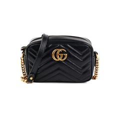 Gucci Marmont Mini Black Crossbody Bag