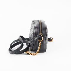 Gucci Marmont Mini Black Crossbody Bag