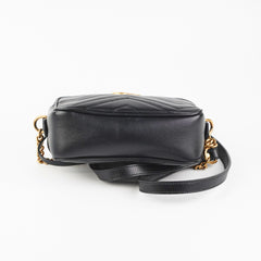 Gucci Marmont Mini Black Crossbody Bag