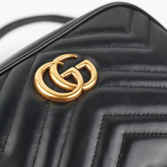 Gucci Marmont Mini Black Crossbody Bag