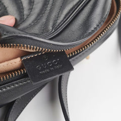 Gucci Marmont Mini Black Crossbody Bag