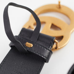 Gucci Marmont 4cm Width Black Belt Size 80