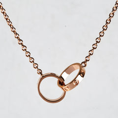 ITEM 23 - Cartier Baby Love Pink Gold Necklace 2022