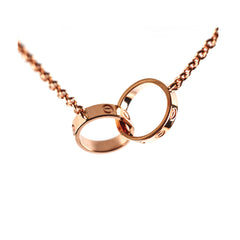 ITEM 23 - Cartier Baby Love Pink Gold Necklace 2022