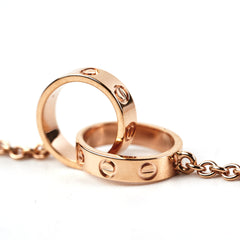 ITEM 23 - Cartier Baby Love Pink Gold Necklace 2022