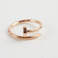 Cartier Small Model Juste Un Clou Ring Pink Gold Size 49