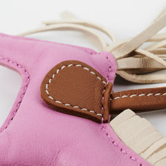 Hermes Pink Rodeo PM mauve sylvestre / craie / chai
