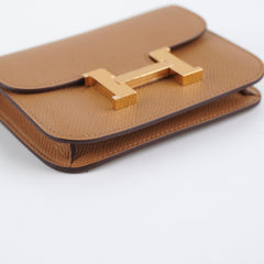 DEAL OF The Week - Hermes Constance Slim Biscuit Wallet - Z Stamp