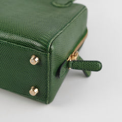 Christian Dior Green Mini Top Handle Bag