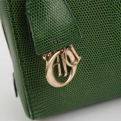 Christian Dior Green Mini Top Handle Bag