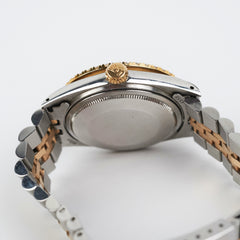 Rolex Datejust 36mm Two Toned Aftermarket Diamonds Watch
