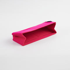 Chanel Mini Rectangular Dark Pink Chevron Lambskin