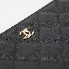 Chanel Large Black Caviar O Case