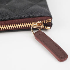 Chanel Large Black Caviar O Case