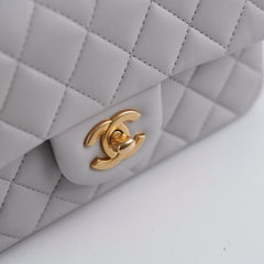 ITEM 28 - Chanel Mini Rectangular Grey Top Handle