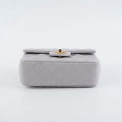 ITEM 28 - Chanel Mini Rectangular Grey Top Handle