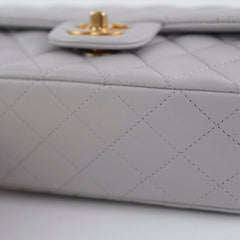 ITEM 28 - Chanel Mini Rectangular Grey Top Handle